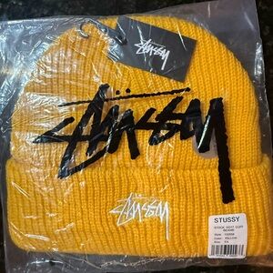Stussy Mustard Knit Hat